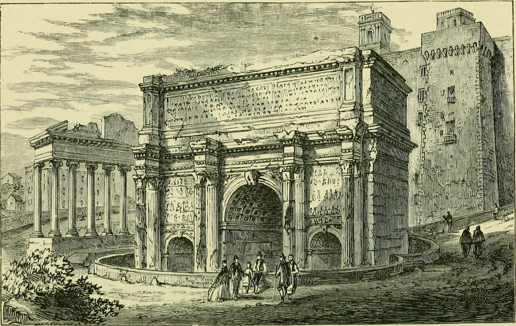 An illustration from Temples, tombs, and monuments of ancient Greece and Rome. A description and a history of some of the most remarkable memorials of classical architecture, 1871, leaf 114