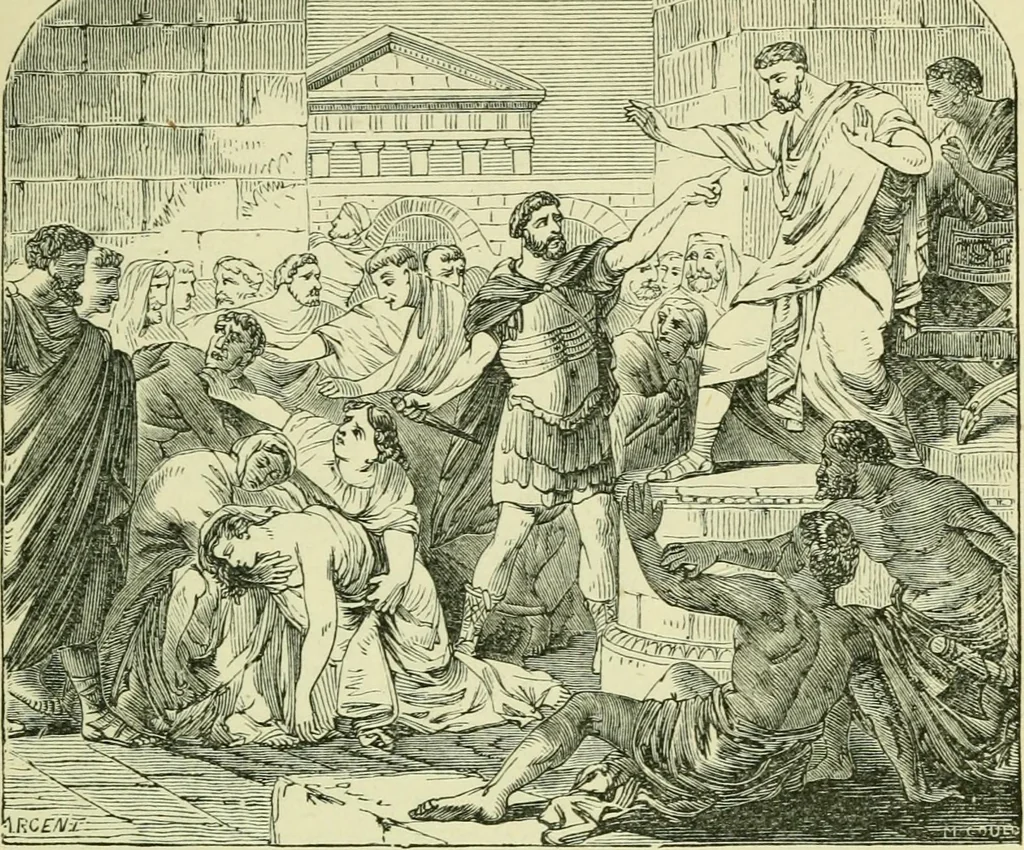 An illustration from Temples, tombs, and monuments of ancient Greece and Rome. A description and a history of some of the most remarkable memorials of classical architecture, 1871, leaf 128