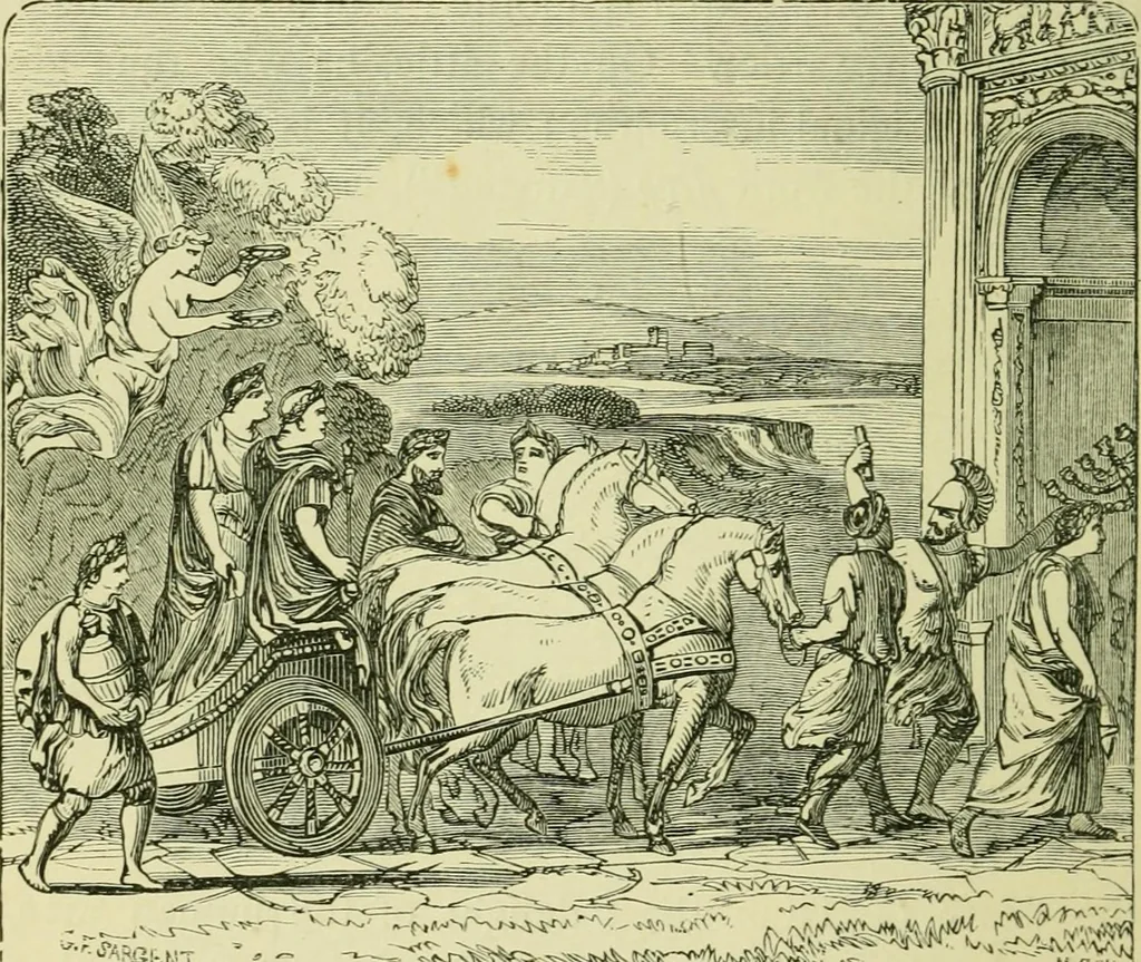 An illustration from Temples, tombs, and monuments of ancient Greece and Rome. A description and a history of some of the most remarkable memorials of classical architecture, 1871, leaf 131