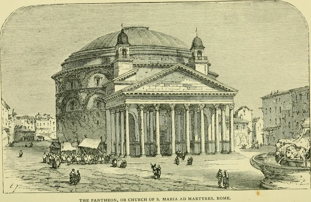 An illustration from Temples, tombs, and monuments of ancient Greece and Rome. A description and a history of some of the most remarkable memorials of classical architecture, 1871, leaf 156