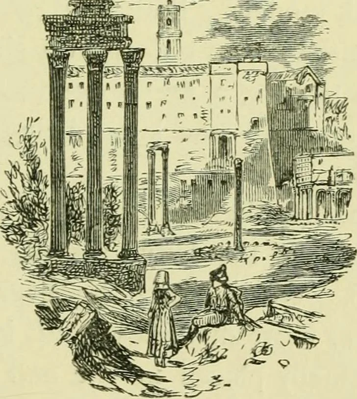 An illustration from Temples, tombs, and monuments of ancient Greece and Rome. A description and a history of some of the most remarkable memorials of classical architecture, 1871, leaf 198
