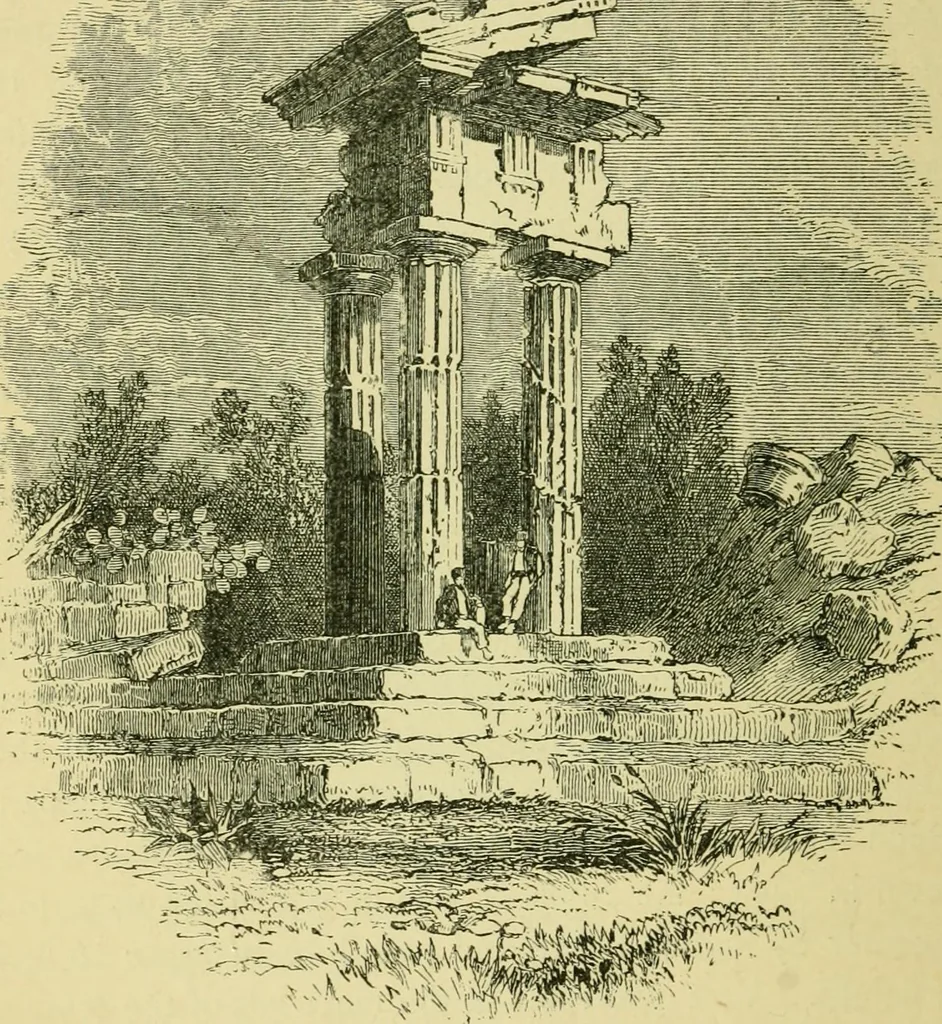 An illustration from Temples, tombs, and monuments of ancient Greece and Rome. A description and a history of some of the most remarkable memorials of classical architecture, 1871, leaf 253