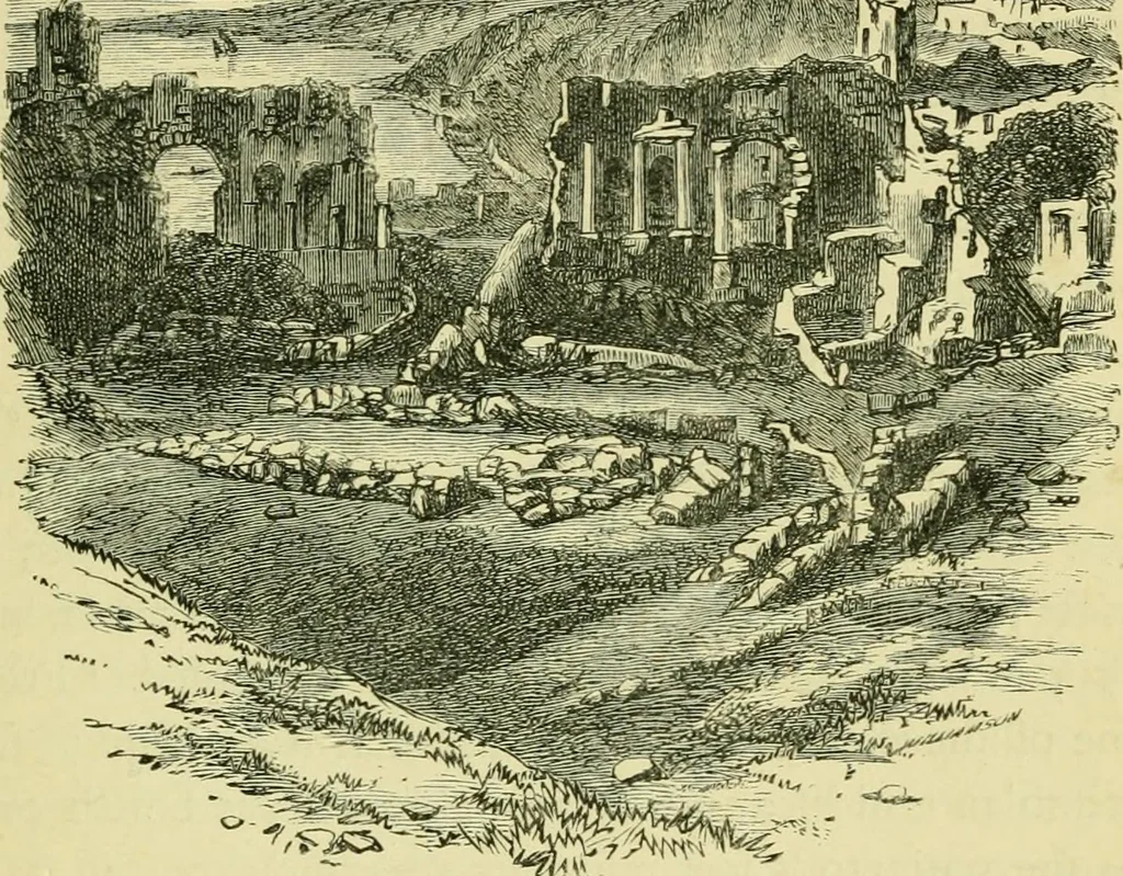 An illustration from Temples, tombs, and monuments of ancient Greece and Rome. A description and a history of some of the most remarkable memorials of classical architecture, 1871, leaf 258