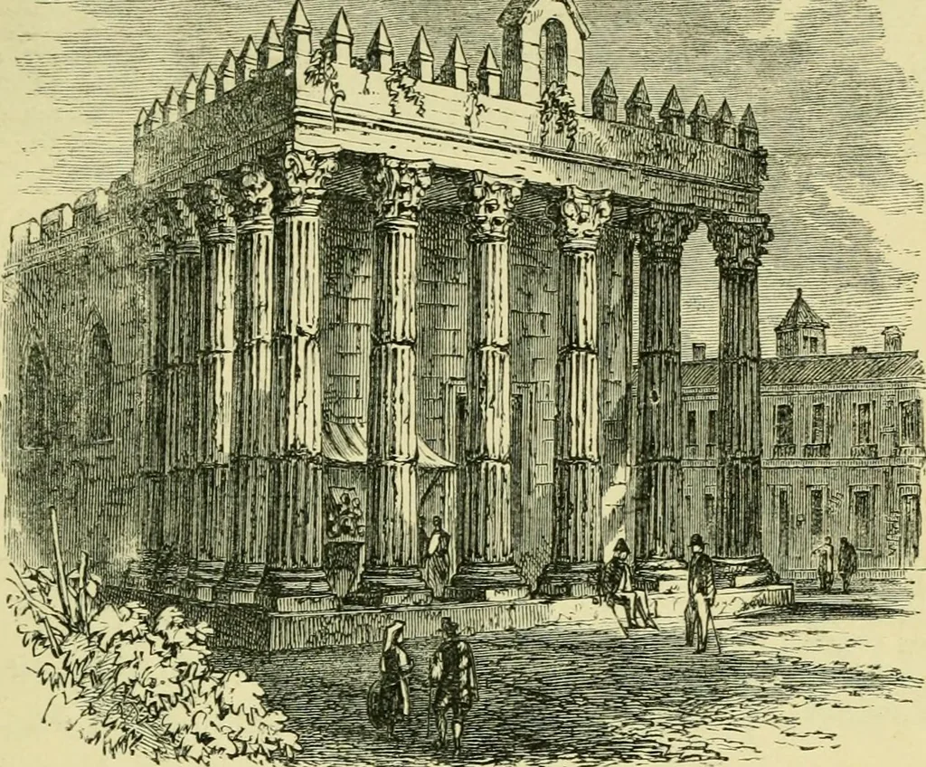 An illustration from Temples, tombs, and monuments of ancient Greece and Rome. A description and a history of some of the most remarkable memorials of classical architecture, 1871, leaf 286