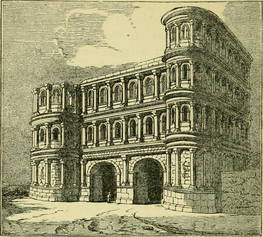 An illustration from Temples, tombs, and monuments of ancient Greece and Rome. A description and a history of some of the most remarkable memorials of classical architecture, 1871, leaf 289