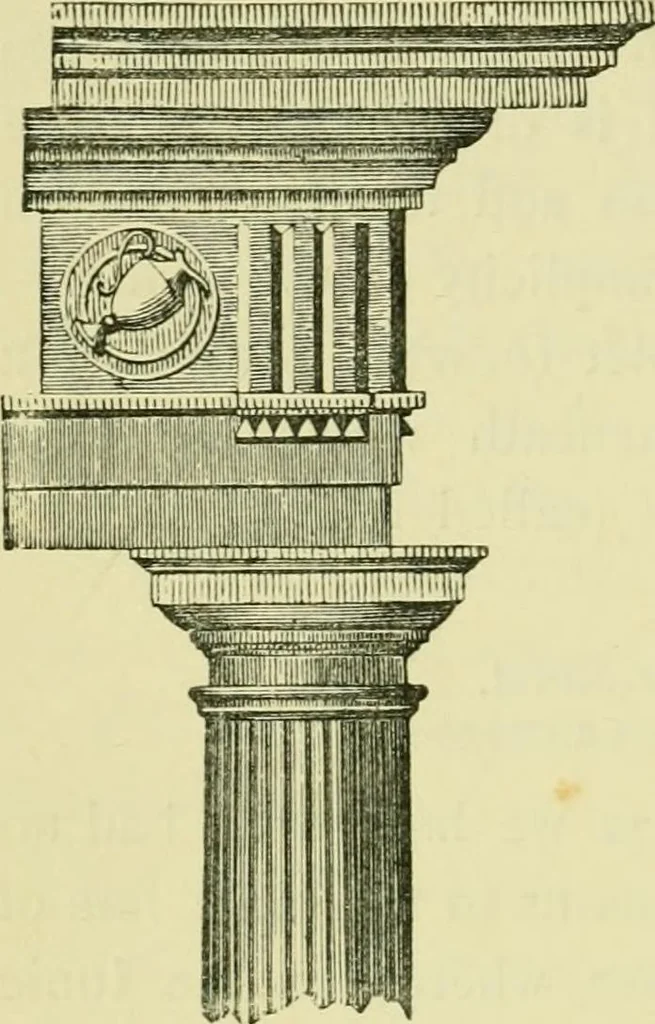 An illustration from Temples, tombs, and monuments of ancient Greece and Rome. A description and a history of some of the most remarkable memorials of classical architecture, 1871, leaf 29
