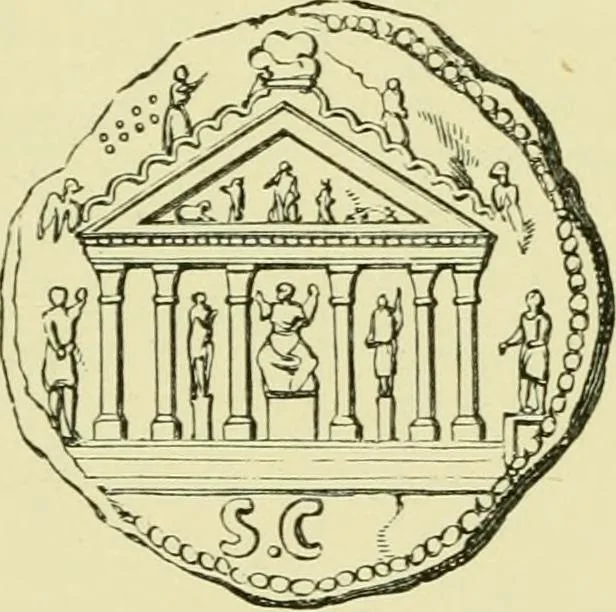 An illustration from Temples, tombs, and monuments of ancient Greece and Rome. A description and a history of some of the most remarkable memorials of classical architecture, 1871, leaf 300