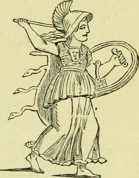 An illustration from Temples, tombs, and monuments of ancient Greece and Rome. A description and a history of some of the most remarkable memorials of classical architecture, 1871, leaf 40