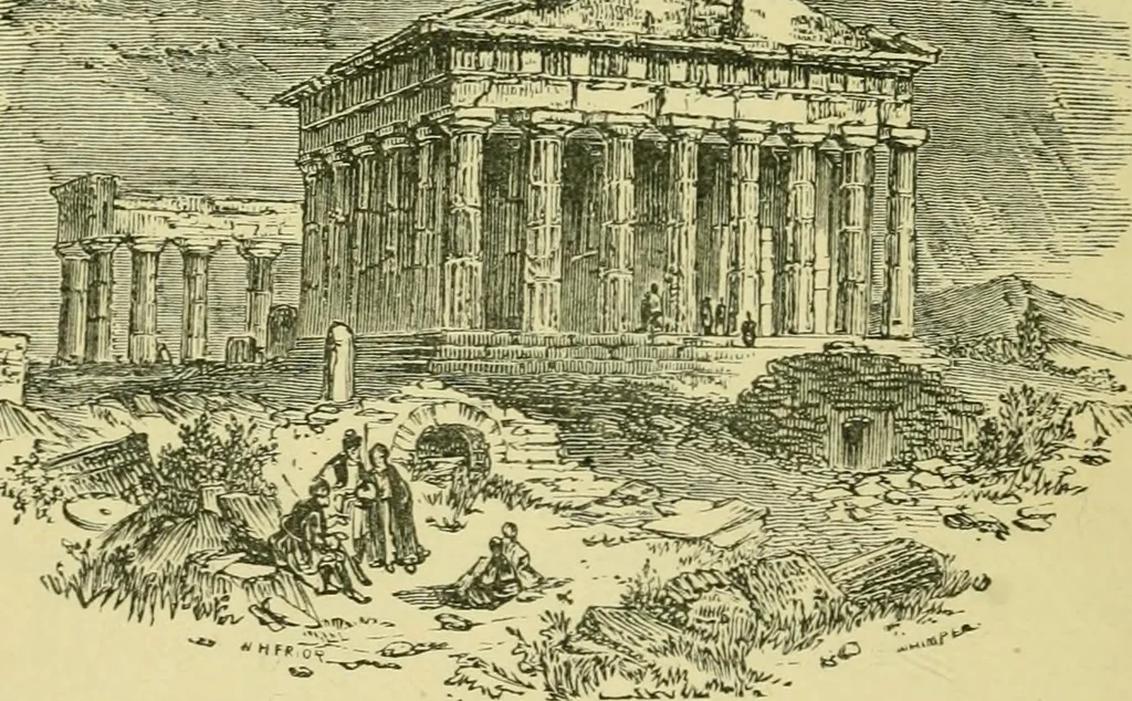 An illustration from Temples, tombs, and monuments of ancient Greece and Rome. A description and a history of some of the most remarkable memorials of classical architecture, 1871, leaf 41