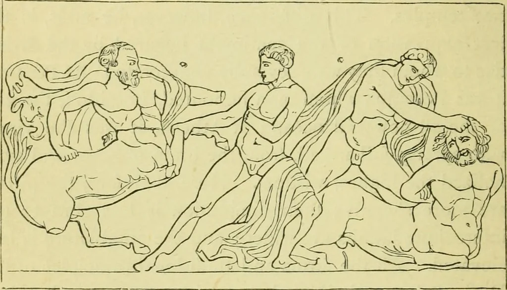An illustration from Temples, tombs, and monuments of ancient Greece and Rome. A description and a history of some of the most remarkable memorials of classical architecture, 1871, leaf 43