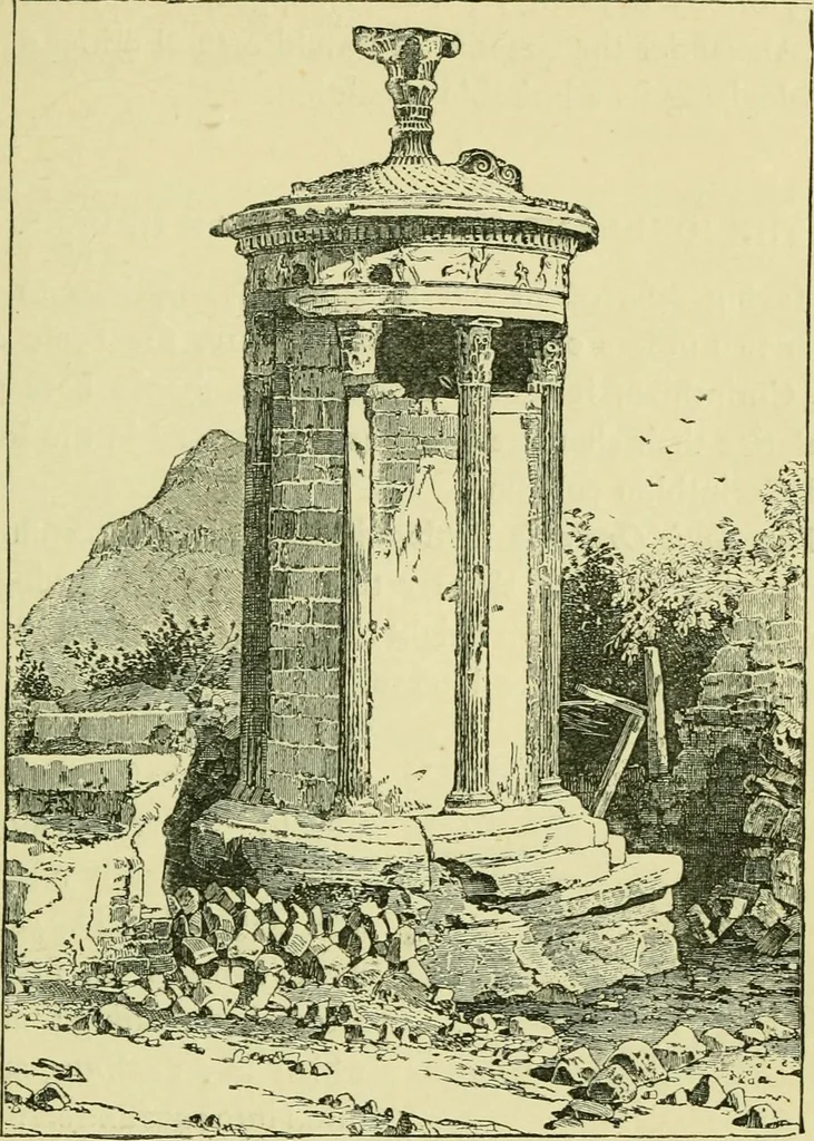 An illustration from Temples, tombs, and monuments of ancient Greece and Rome. A description and a history of some of the most remarkable memorials of classical architecture, 1871, leaf 62