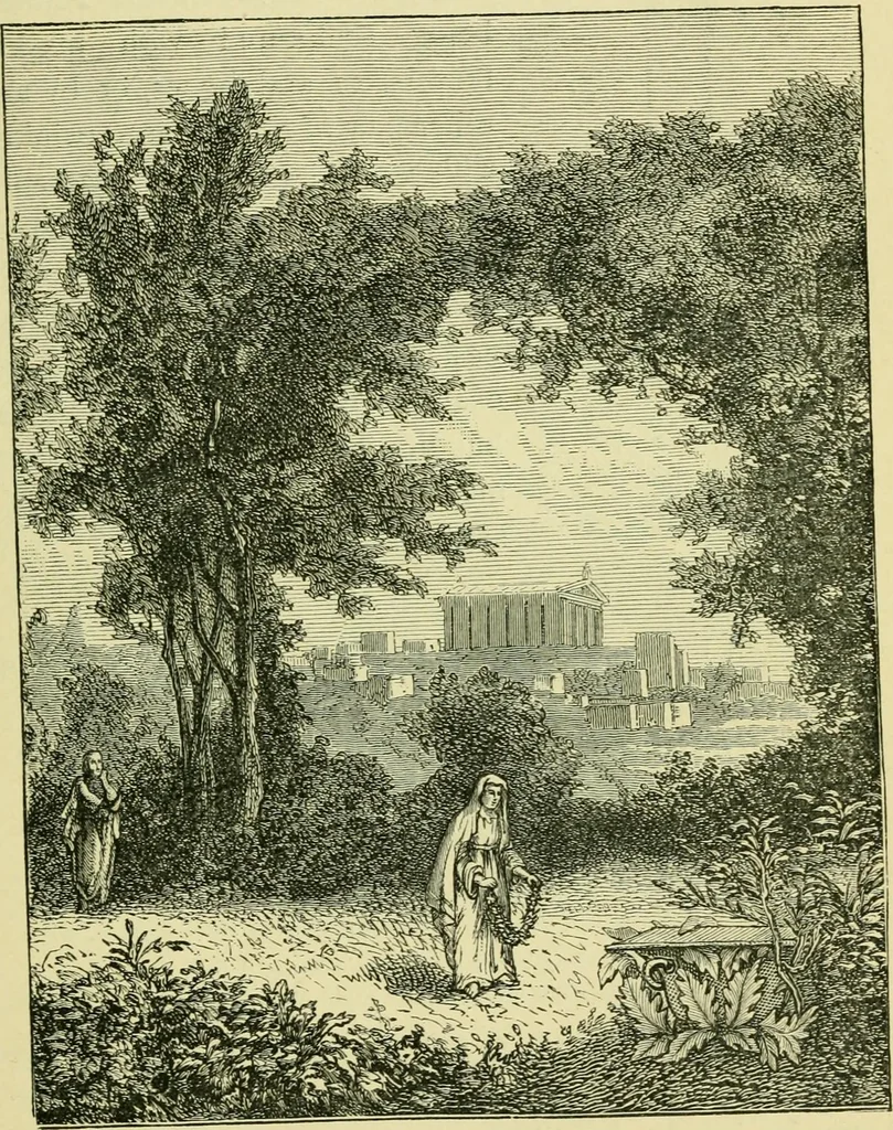 An illustration from Temples, tombs, and monuments of ancient Greece and Rome. A description and a history of some of the most remarkable memorials of classical architecture, 1871, leaf 64
