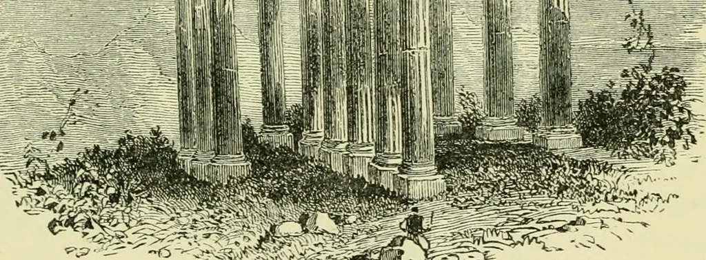 An illustration from Temples, tombs, and monuments of ancient Greece and Rome. A description and a history of some of the most remarkable memorials of classical architecture, 1871, leaf 72