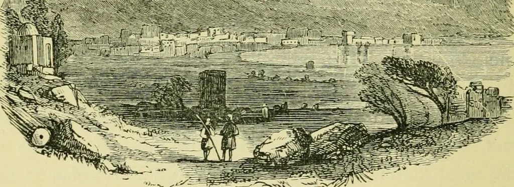 An illustration from Temples, tombs, and monuments of ancient Greece and Rome. A description and a history of some of the most remarkable memorials of classical architecture, 1871, leaf 87