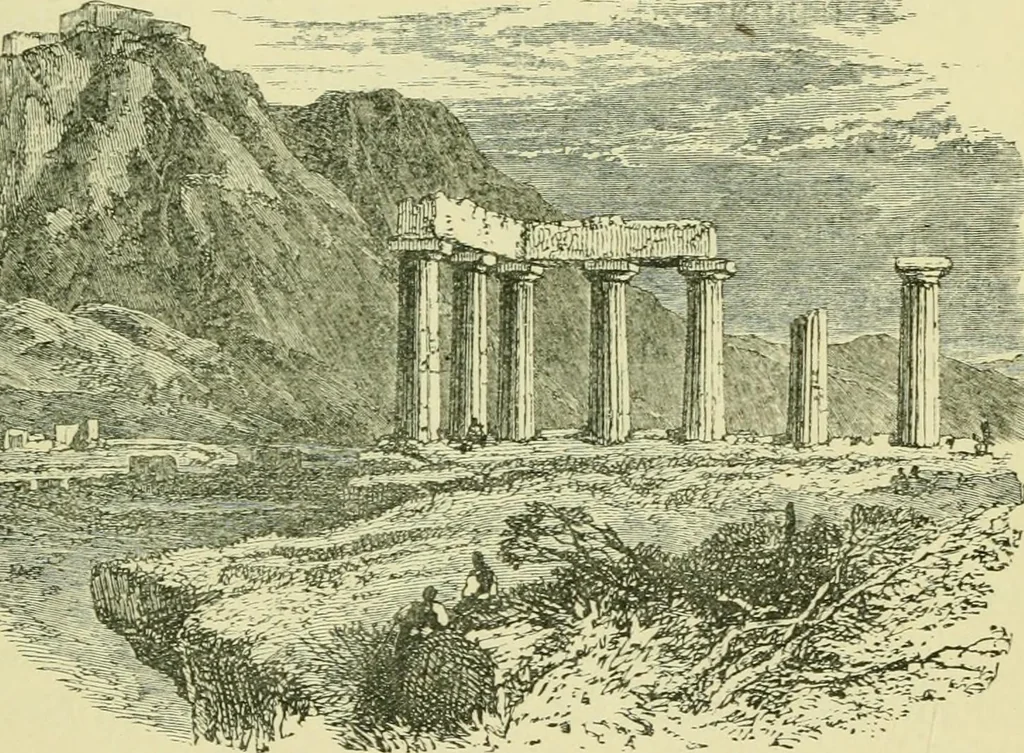 An illustration from Temples, tombs, and monuments of ancient Greece and Rome. A description and a history of some of the most remarkable memorials of classical architecture, 1871, leaf 92