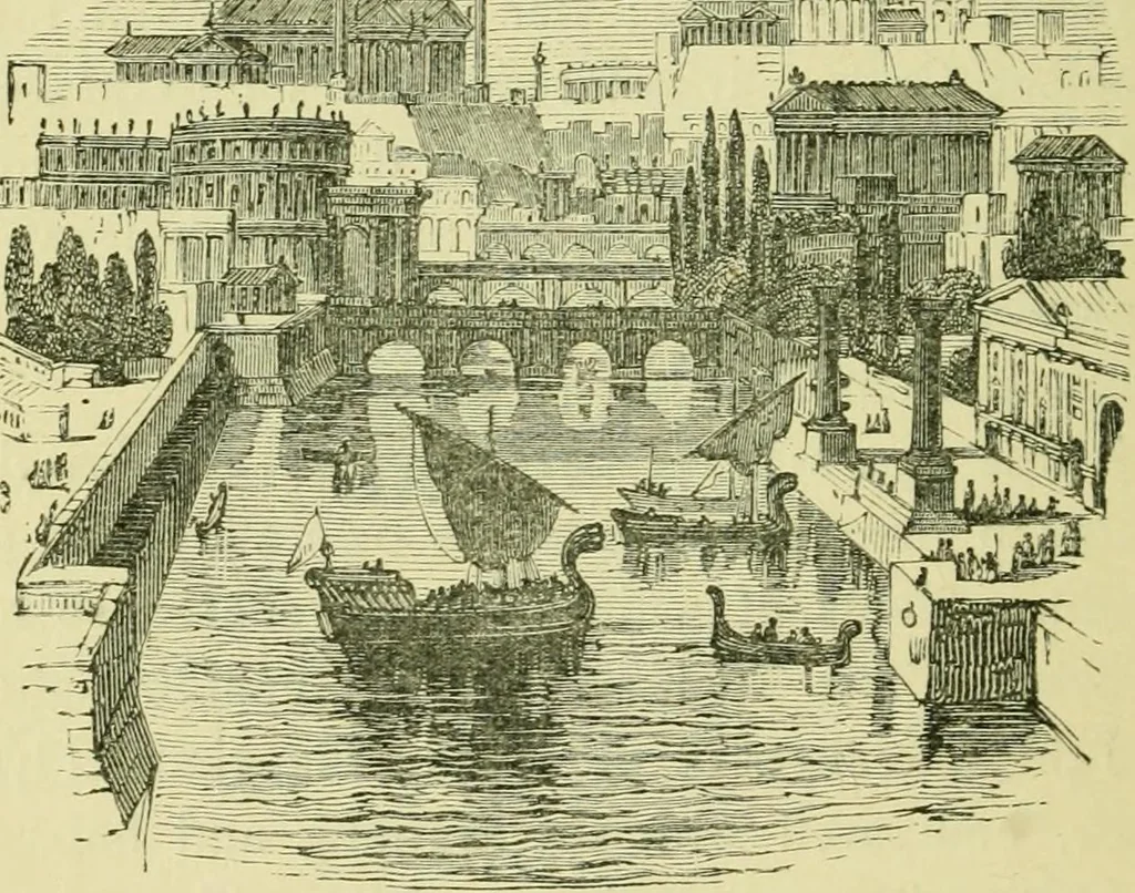 An illustration from Temples, tombs, and monuments of ancient Greece and Rome. A description and a history of some of the most remarkable memorials of classical architecture, 1871, leaf 97