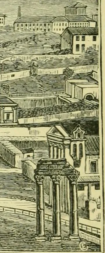 An illustration from Temples, tombs, and monuments of ancient Greece and Rome. A description and a history of some of the most remarkable memorials of classical architecture, 1871, leaf 99