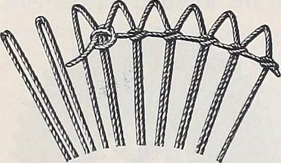 An illustration from Teneriffe lace work, 1920, leaf 11