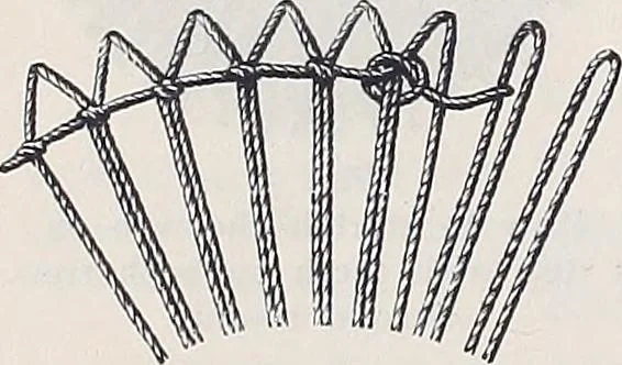 An illustration from Teneriffe lace work, 1920, leaf 11