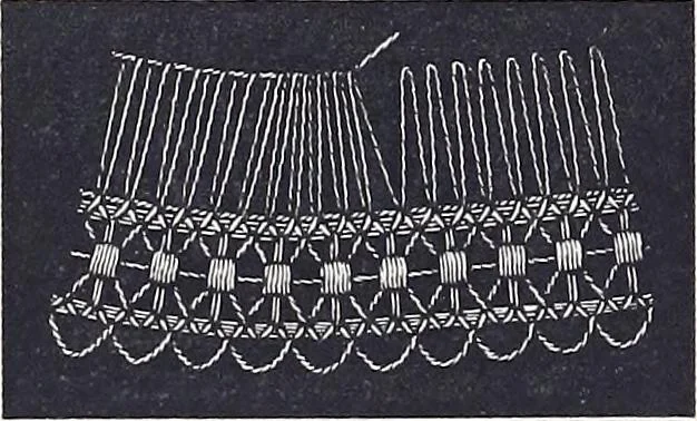 An illustration from Teneriffe lace work, 1920, leaf 15