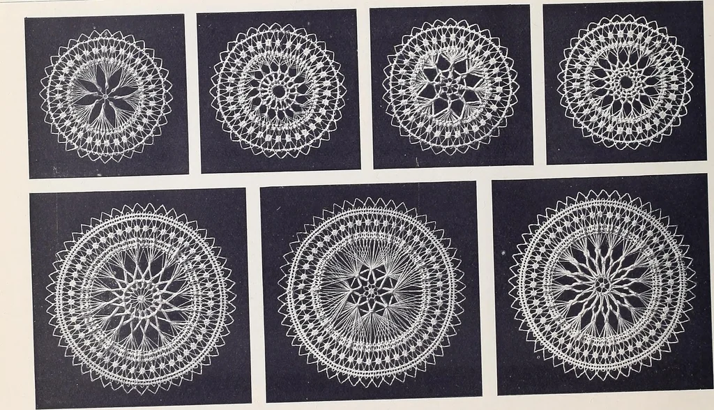 An illustration from Teneriffe lace work, 1920, leaf 21