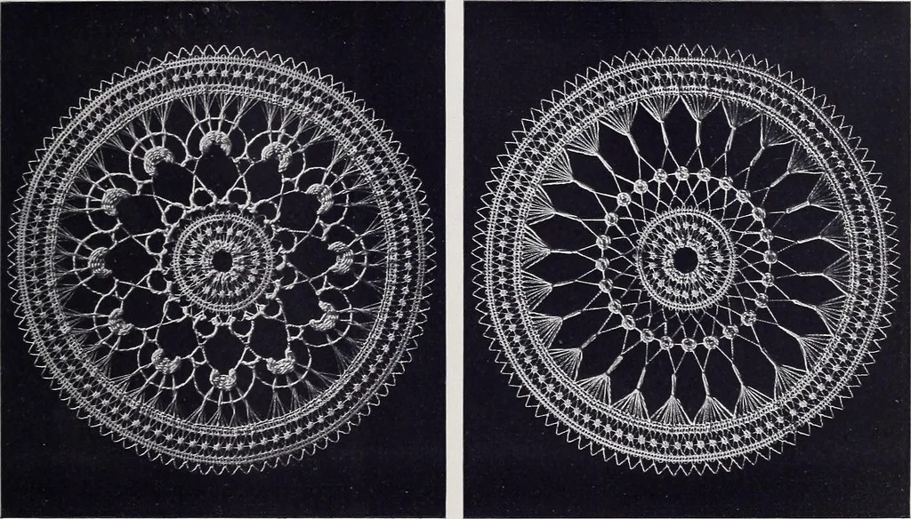 An illustration from Teneriffe lace work, 1920, leaf 26