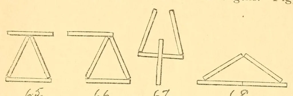 An illustration from The tenth gift, stick-laying in primary schools; a practical manual especially for primary-kindergarten teachers .., 1903, leaf 17