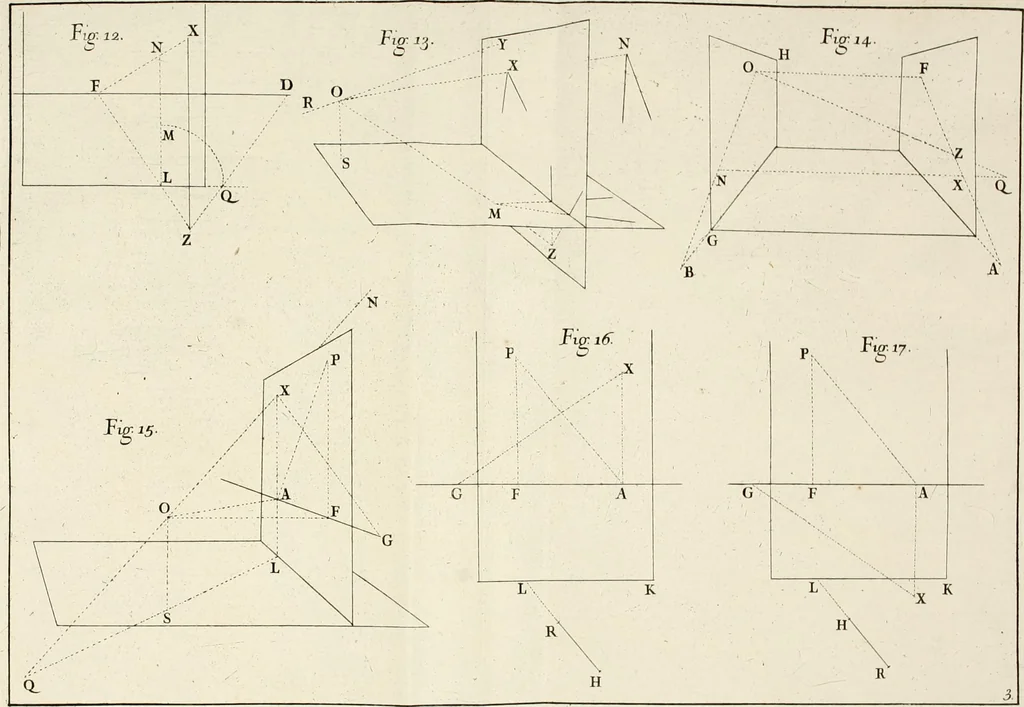 An illustration from Trattato teorico-pratico di prospettiva, 1766, leaf 223