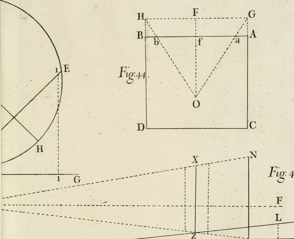 An illustration from Trattato teorico-pratico di prospettiva, 1766, leaf 234