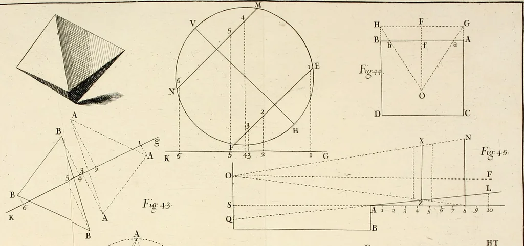 An illustration from Trattato teorico-pratico di prospettiva, 1766, leaf 235