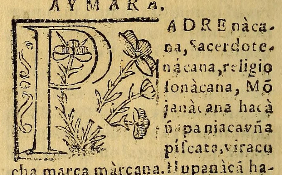 An illustration from Tercero cathecismo y exposicion de la doctrina christiana, por sermones. : Para que los curas y otros ministros prediquen y enseñen a los yndios y a las demas personas. Conforme a lo que en el sancto Concilio Prouincial de Lima se proueyo., 1585, leaf 182