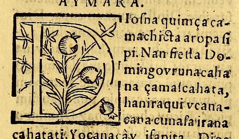 An illustration from Tercero cathecismo y exposicion de la doctrina christiana, por sermones. : Para que los curas y otros ministros prediquen y enseñen a los yndios y a las demas personas. Conforme a lo que en el sancto Concilio Prouincial de Lima se proueyo., 1585, leaf 261