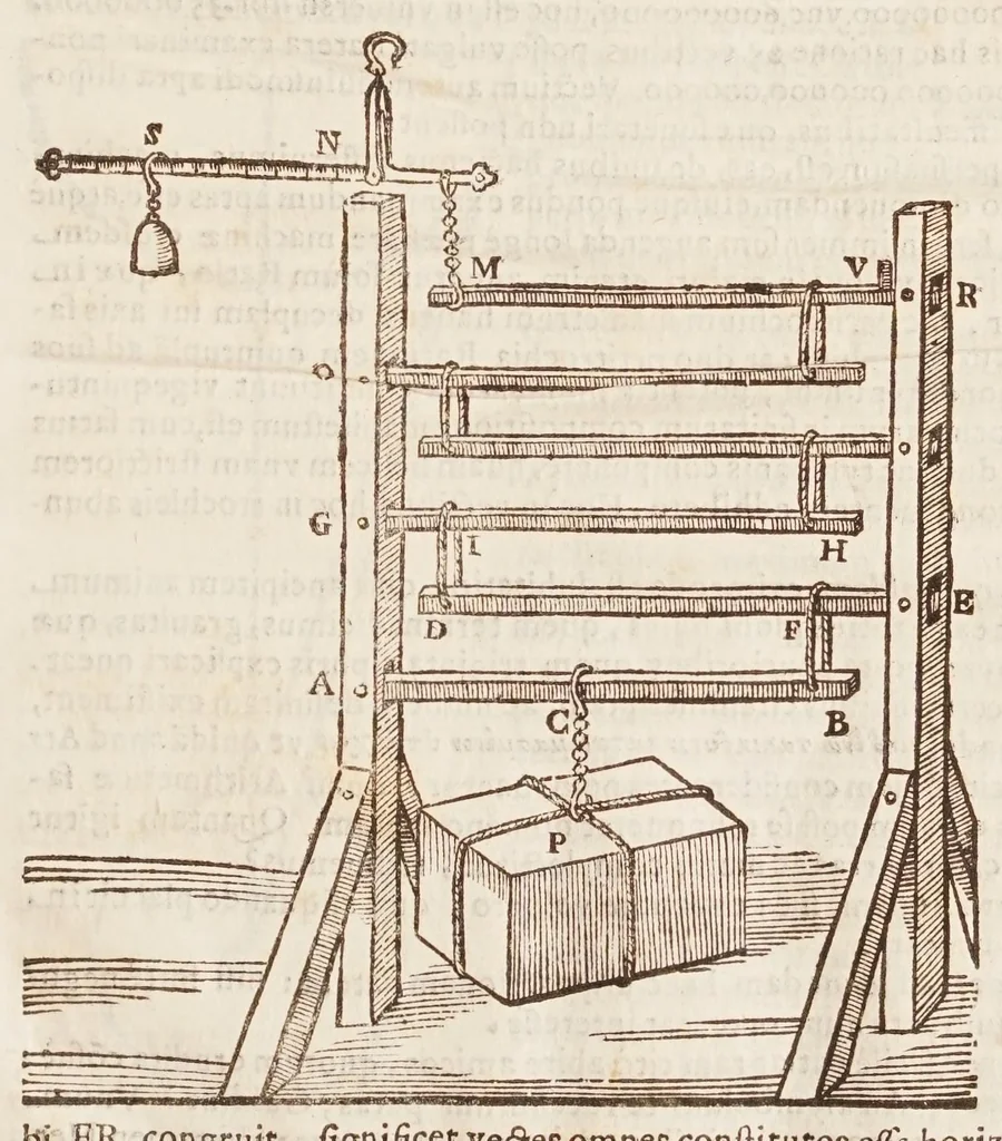 An illustration from Terra machinis mota, eivsqve gravitas, et dimensio, 1655, leaf 17