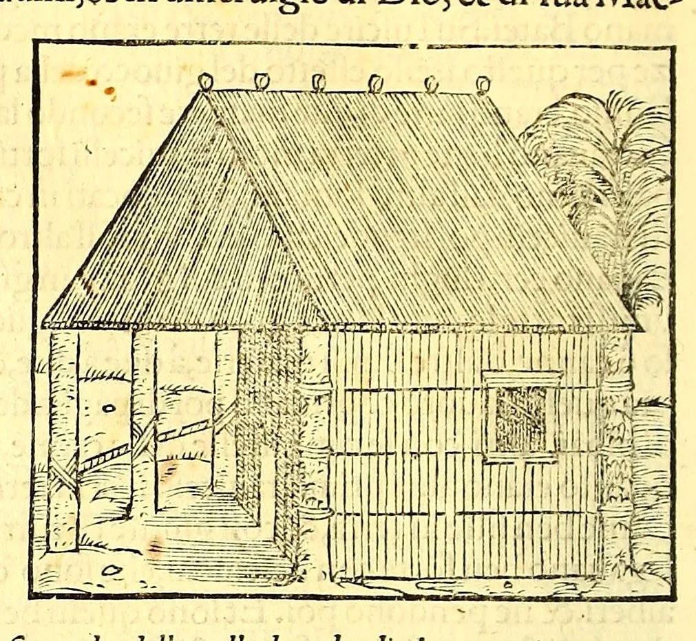 An illustration from Terzo volume delle nauigationi et viaggi nel quale si contengono le nauigationi al Mondo Nuouo ... le nauigationi fatte dipoi alle dette Indie ... Si come dimostrano le diuerse relationi,, 1556, leaf 326