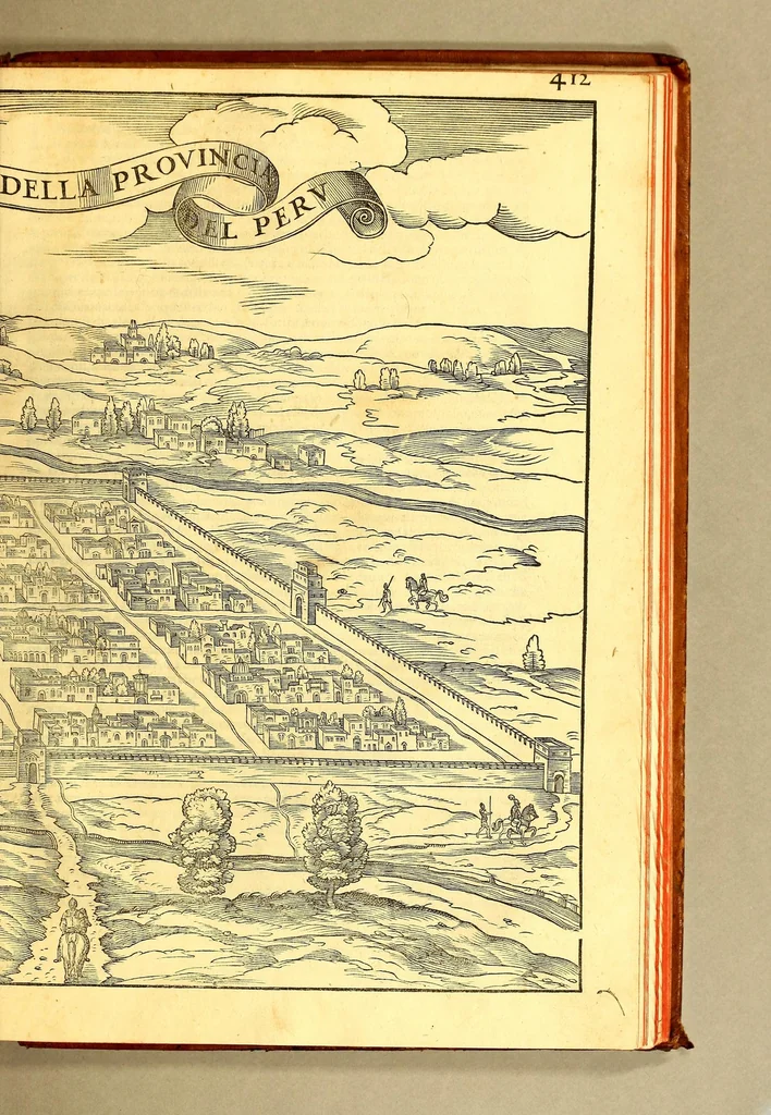 An illustration from Terzo volume delle nauigationi et viaggi nel quale si contengono le nauigationi al Mondo Nuouo ... le nauigationi fatte dipoi alle dette Indie ... Si come dimostrano le diuerse relationi,, 1556, leaf 907