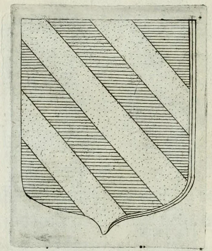An illustration from Tesserae gentilitiae, 1638, leaf 153
