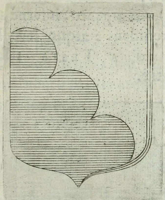 An illustration from Tesserae gentilitiae, 1638, leaf 177