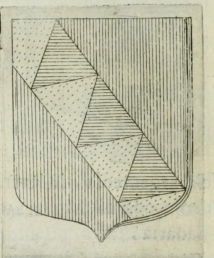 An illustration from Tesserae gentilitiae, 1638, leaf 200