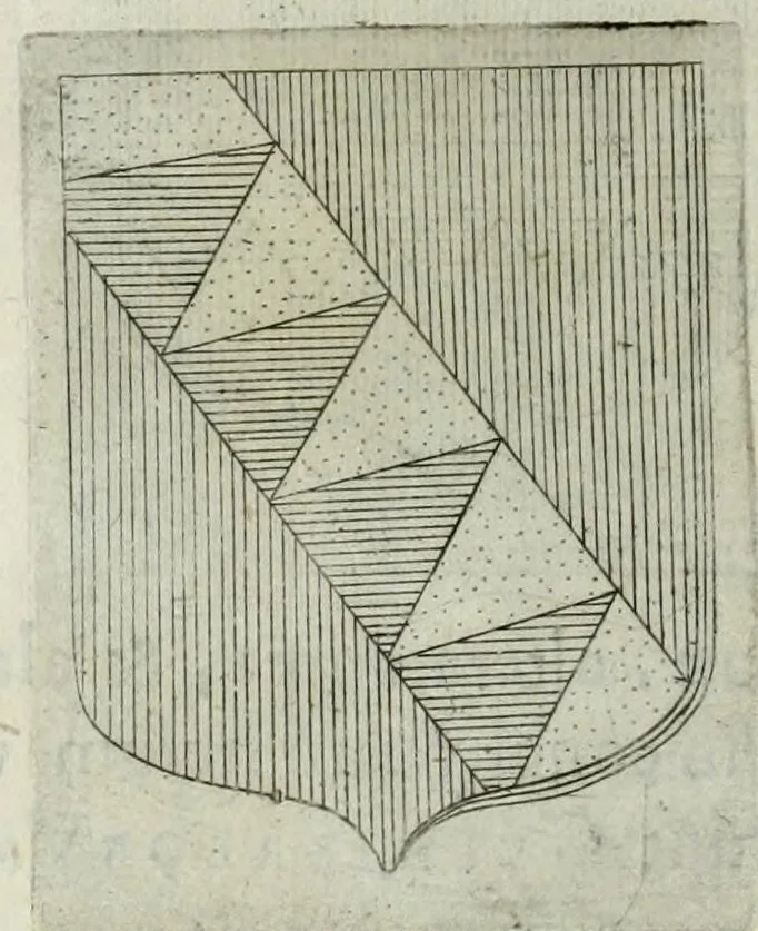 An illustration from Tesserae gentilitiae, 1638, leaf 200