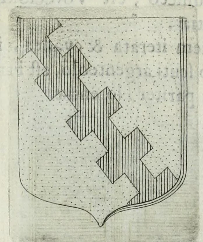 An illustration from Tesserae gentilitiae, 1638, leaf 208