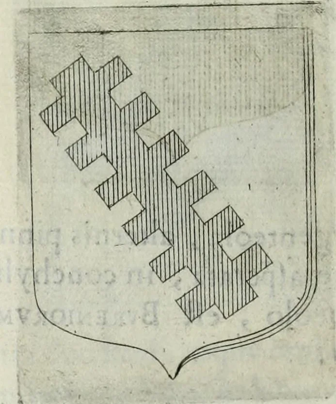 An illustration from Tesserae gentilitiae, 1638, leaf 208