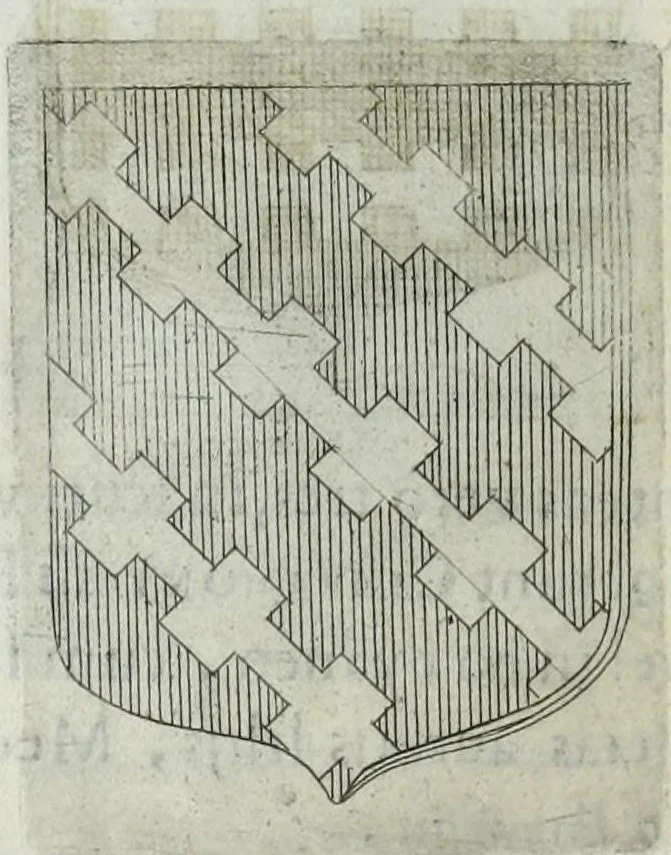 An illustration from Tesserae gentilitiae, 1638, leaf 208