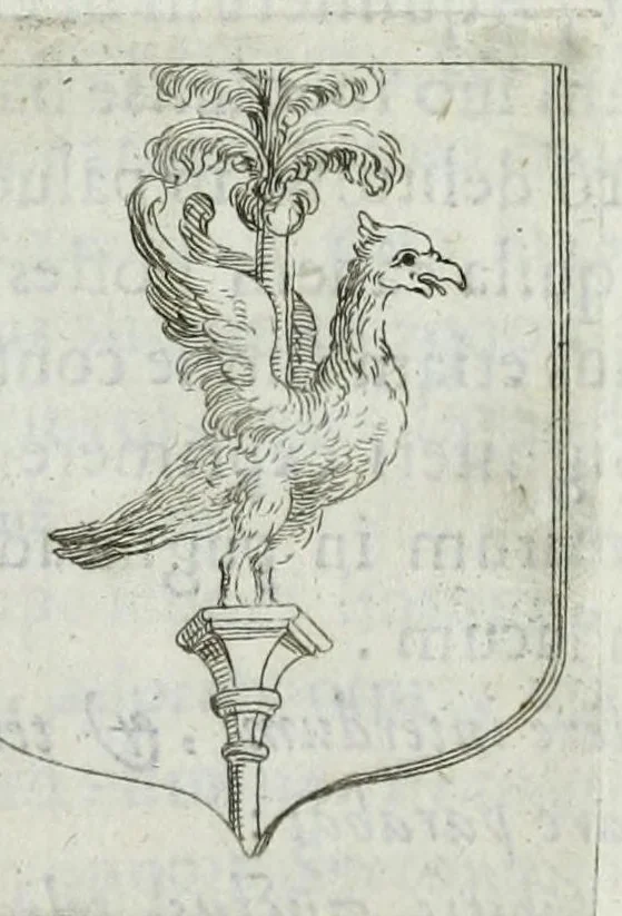 An illustration from Tesserae gentilitiae, 1638, leaf 23