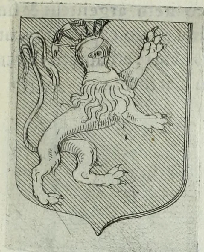 An illustration from Tesserae gentilitiae, 1638, leaf 343