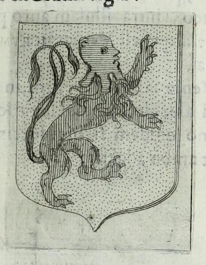 An illustration from Tesserae gentilitiae, 1638, leaf 343