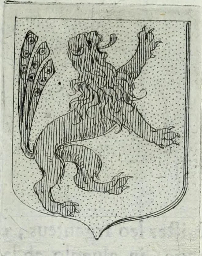 An illustration from Tesserae gentilitiae, 1638, leaf 343