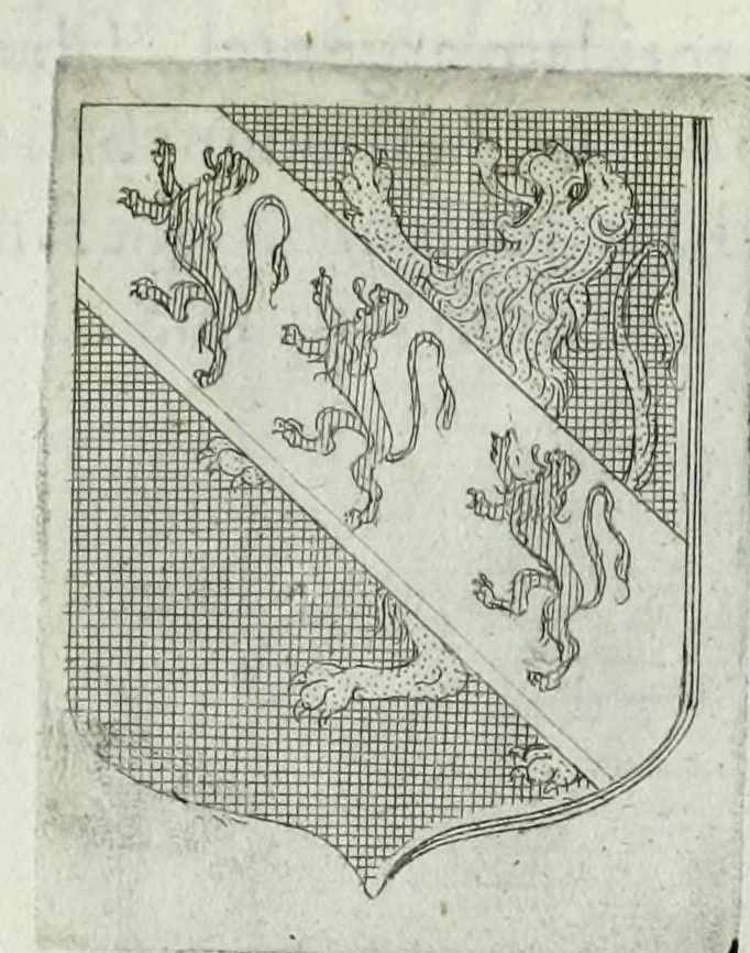An illustration from Tesserae gentilitiae, 1638, leaf 351