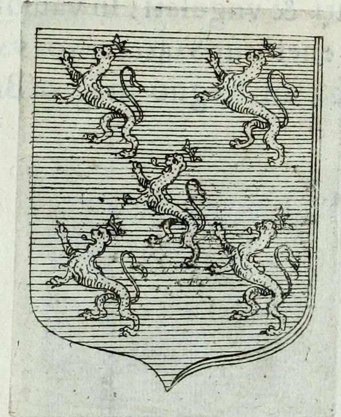 An illustration from Tesserae gentilitiae, 1638, leaf 351