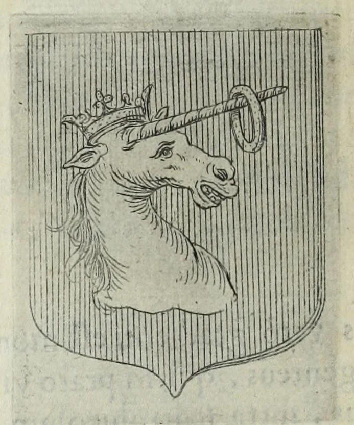 An illustration from Tesserae gentilitiae, 1638, leaf 374