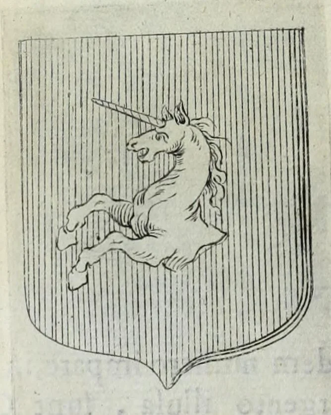An illustration from Tesserae gentilitiae, 1638, leaf 374